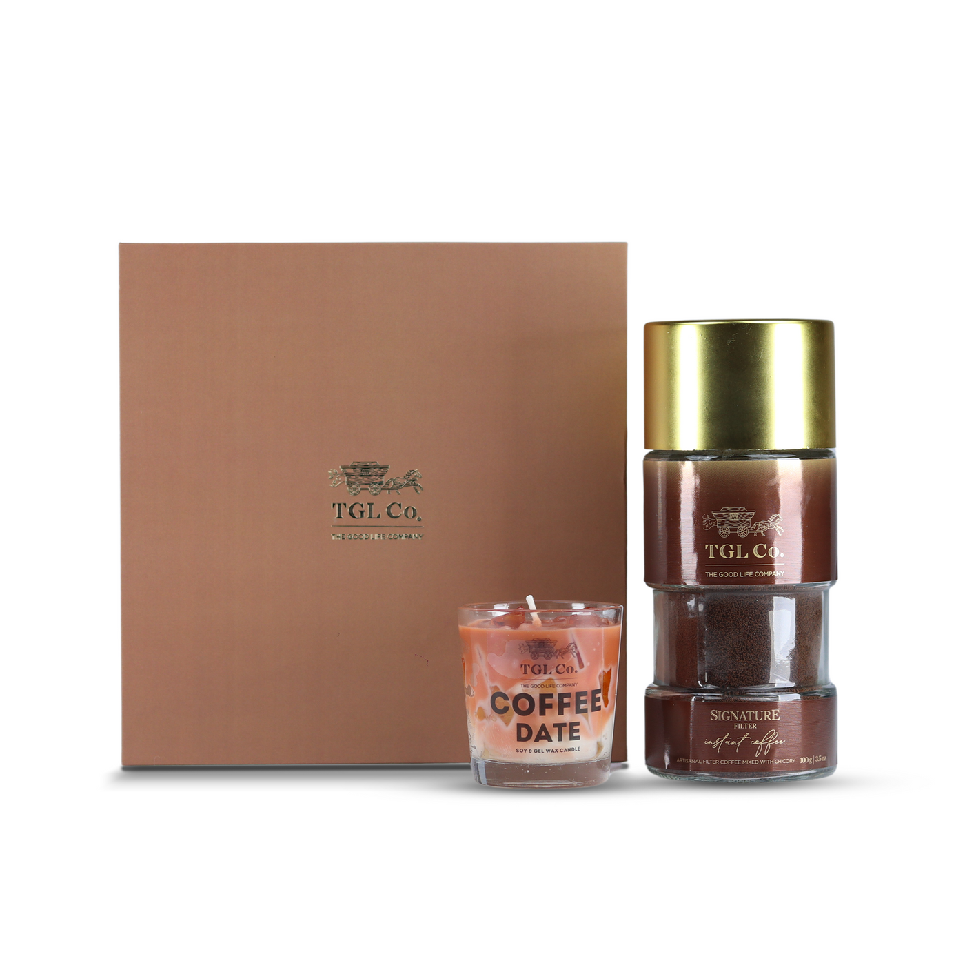 Mocha Muse Gift Box (100g Coffee + Scented Candle)